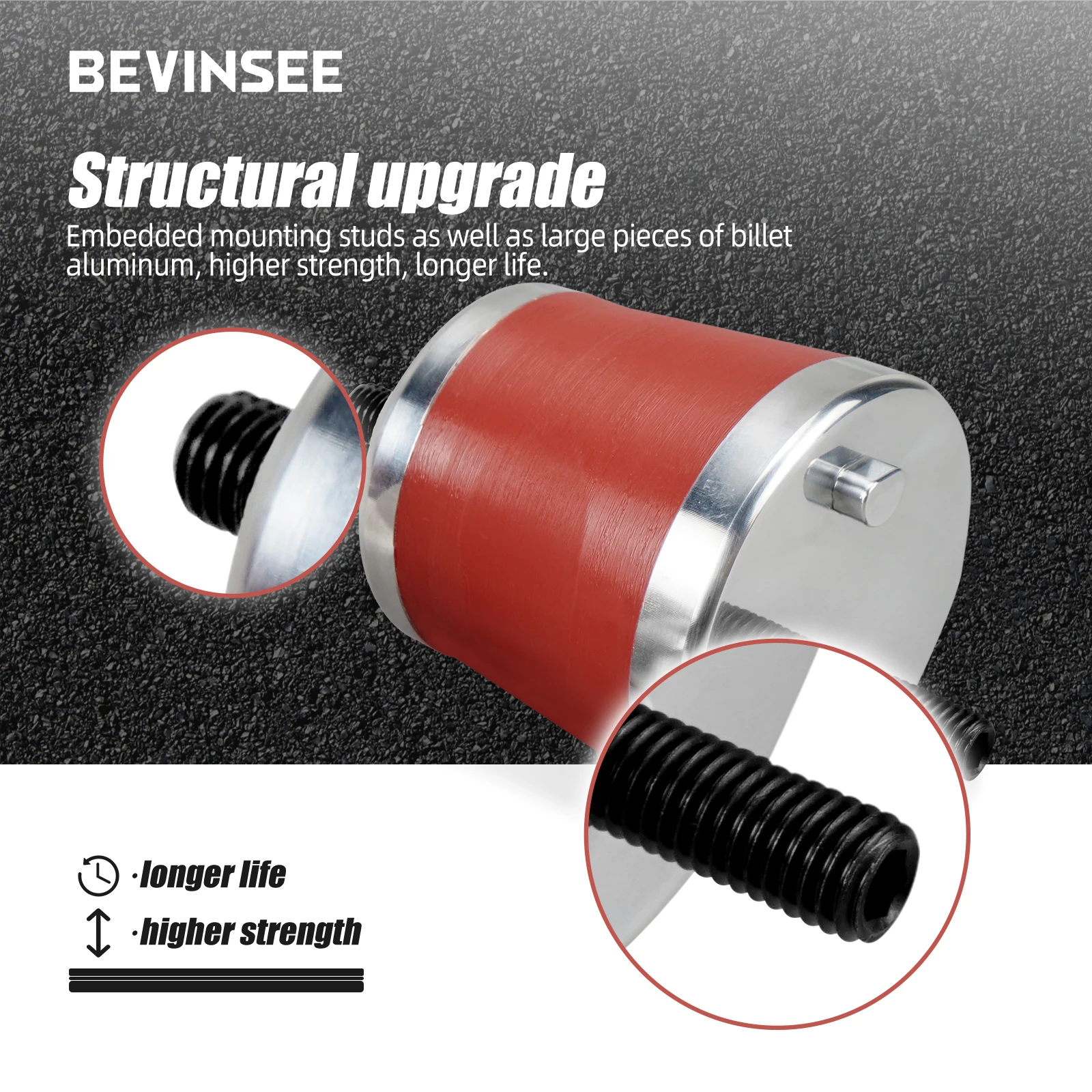 Soportes de motor BEVINSEE de poliuretano – BMW E36/E46 M3 - imagen 5