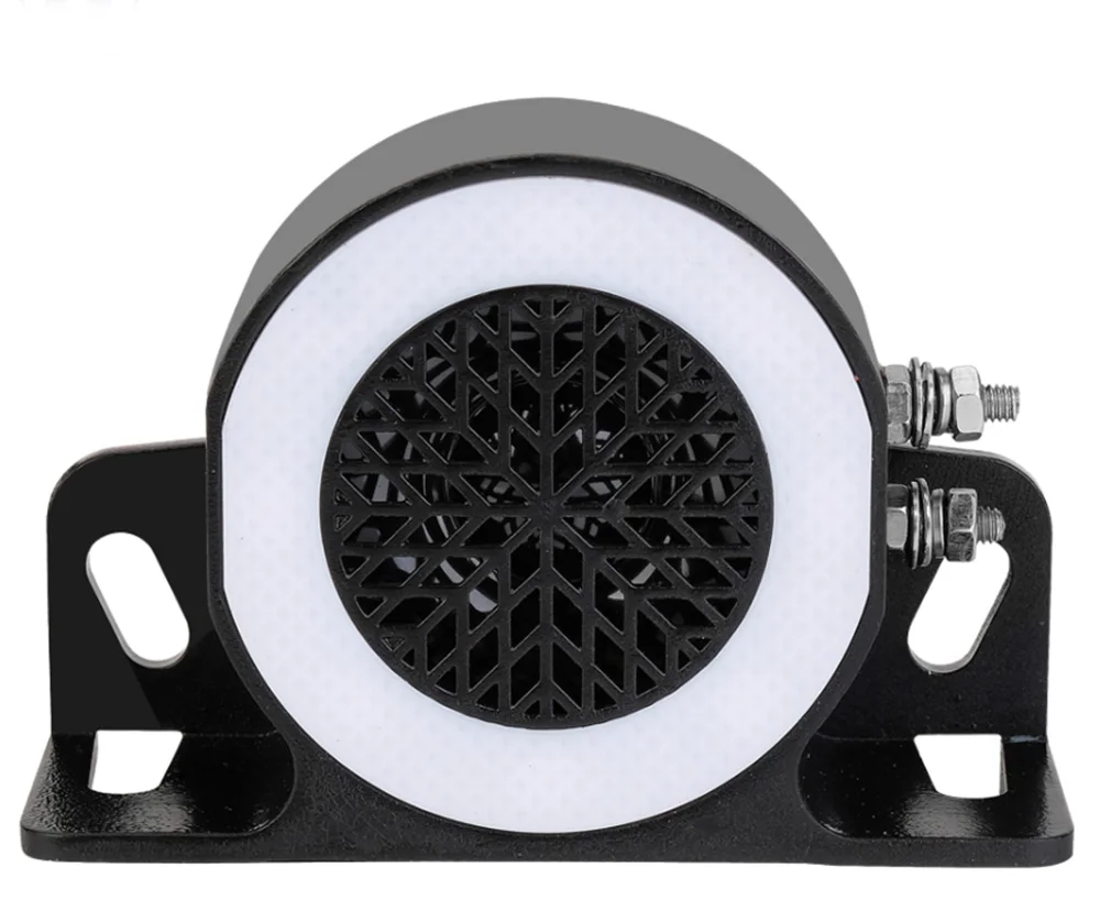 Bocina de marcha atrás con alarma pitido IP67 LED negra - imagen 3