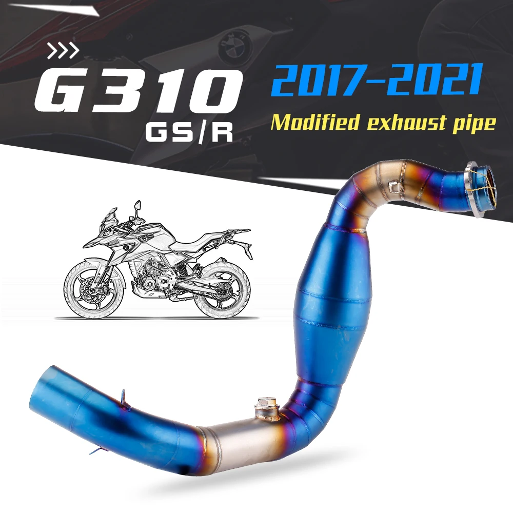 Tubo de escape frontal antideslizante acero inoxidable BMW G310R - imagen 3