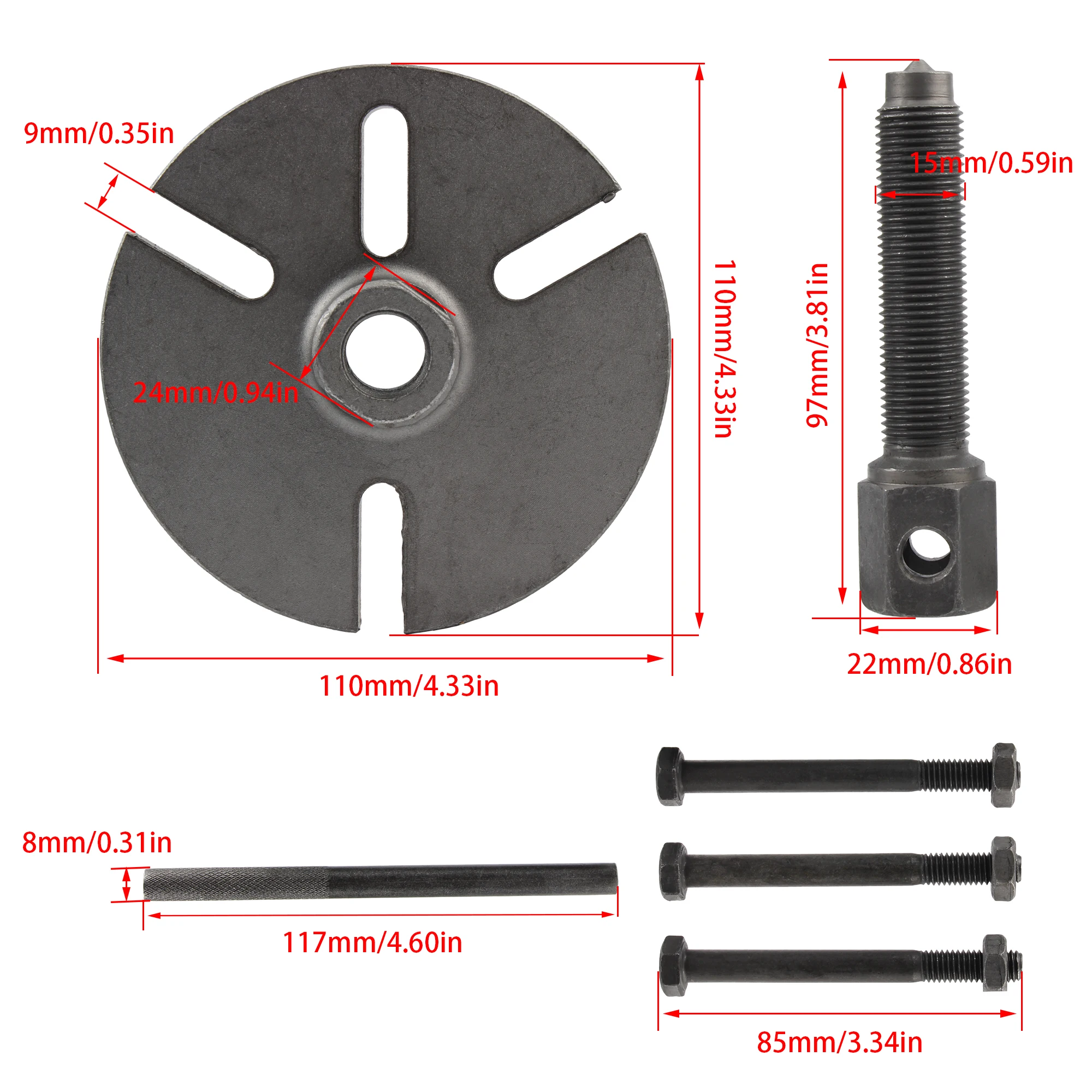 Extractor magnético para rotor volante – moto, ATV, PWC universal - imagen 5