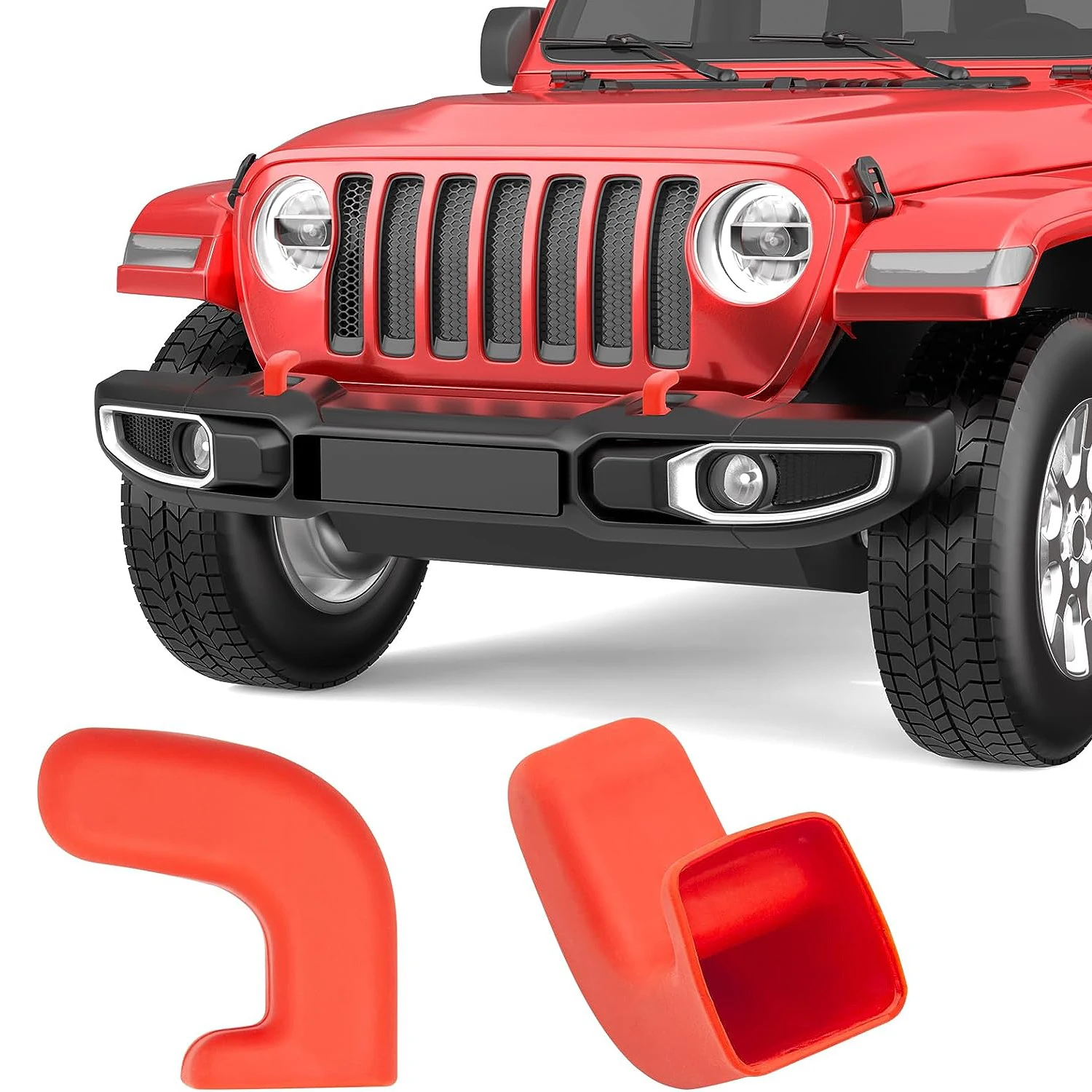 Almohadilla gancho remolque Jeep Wrangler JK JL Gladiator - imagen 4