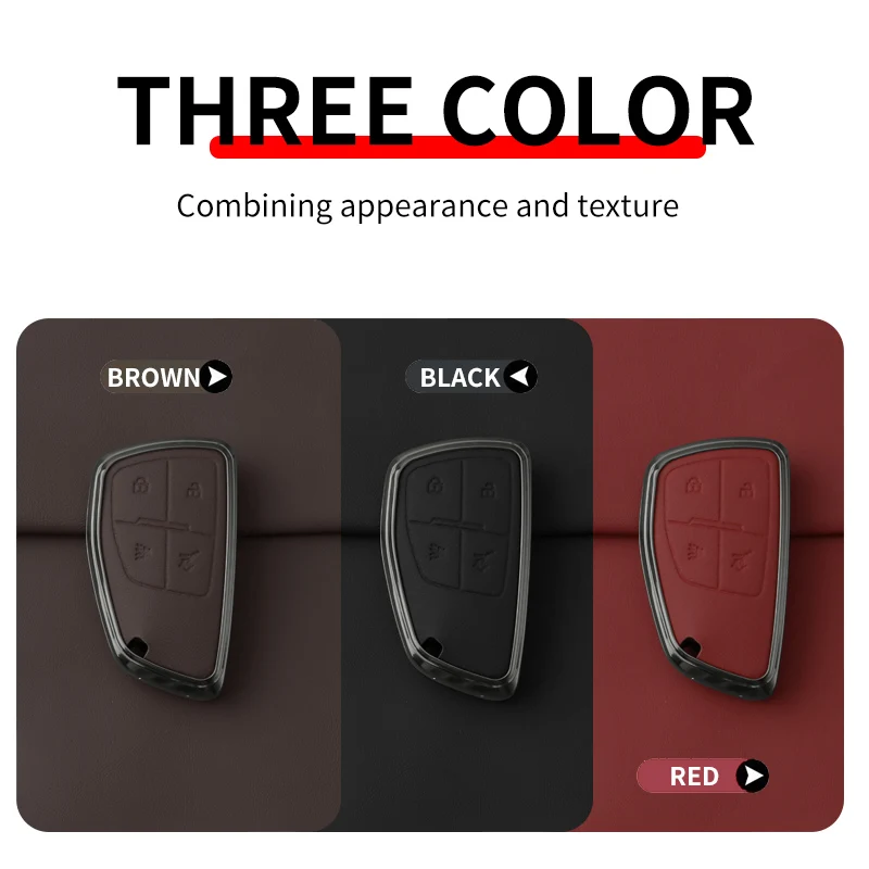 Funda de cuero para llave de coche Chevrolet Tahoe y Yukon - imagen 2