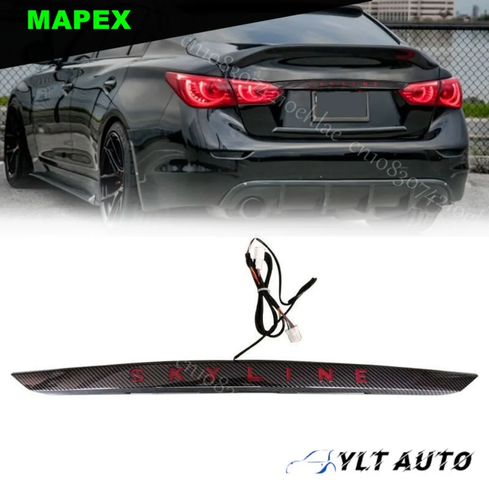 Piloto trasero LED rojo dinámico Infiniti Q50 Q50S Skyline 2014-2017