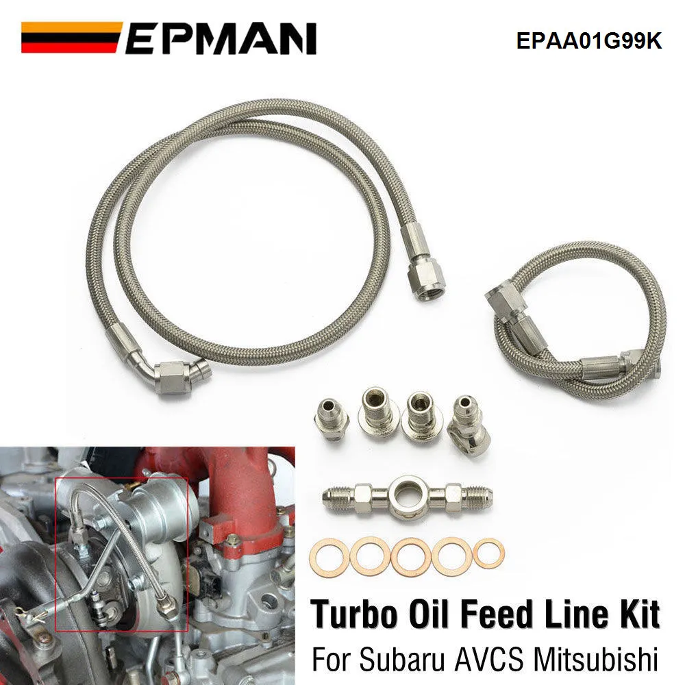 Kit alimentación aceite turbo EPMAN – Subaru AVCS, TDO4 TD06 - imagen 5