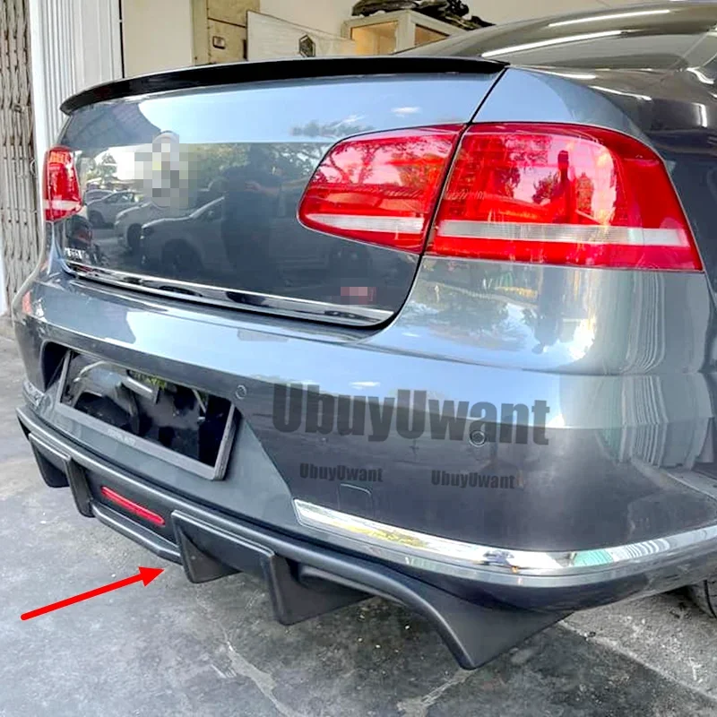 Perfil del Passat B7 con el difusor instalado