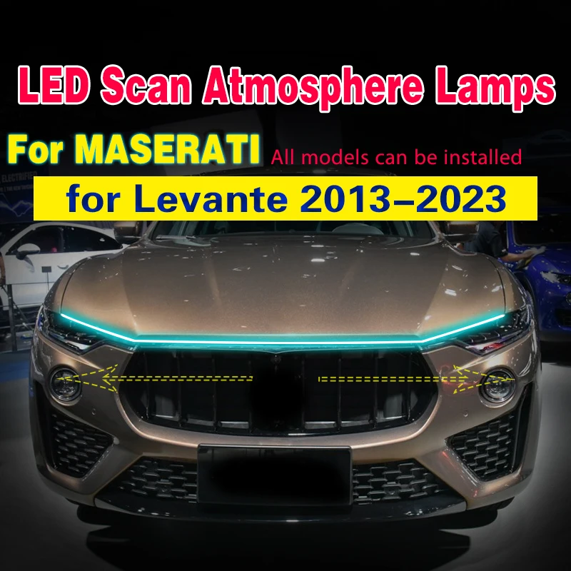 Luces diurnas LED DRL automáticas para Maserati Levante 2013-2023