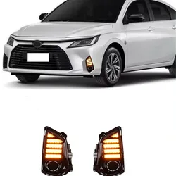 Cubierta antiniebla con DRL LED para Toyota Yaris Ativ/Vios 2023