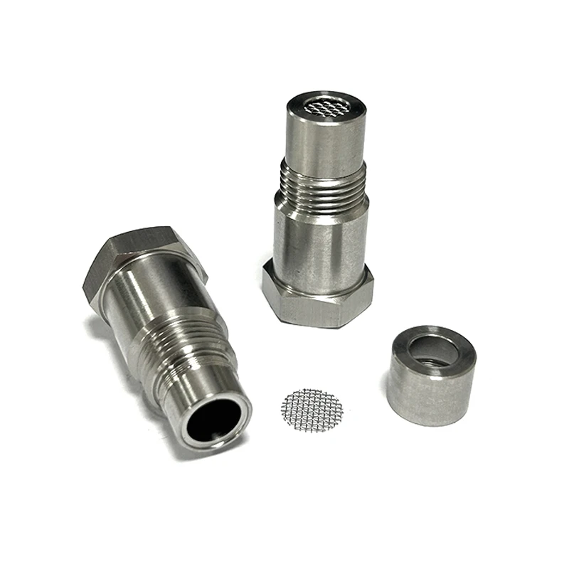 Adaptador sonda lambda O2 con mini catalizador y espaciador