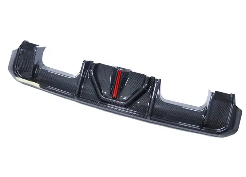 Difusor trasero de carbono LED para BMW M3 G80 y M4 G82/G83 desde 2021 - imagen 3