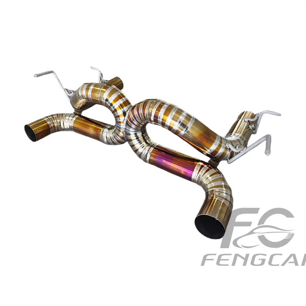Escape catback de titanio para Ferrari F8 3.9T 2019-2024 - imagen 3