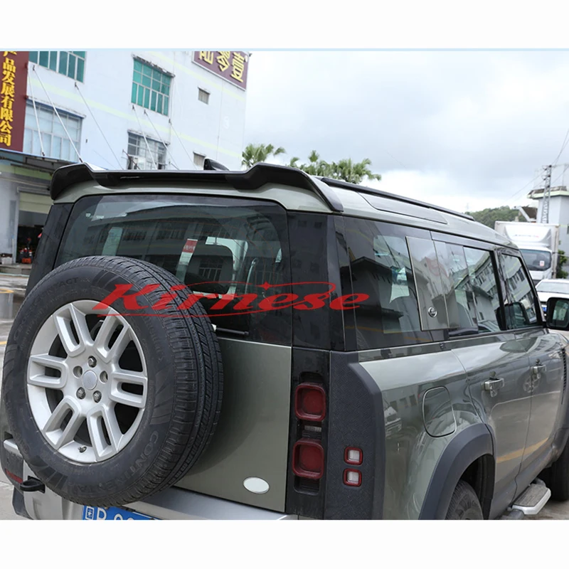 Nuevo diseño para LAND ROVER DEFEND 2020 2021, alerón ABS de alta calidad, alerón Defensor de techo trasero, alerón para maletero, ala trasera - imagen 4