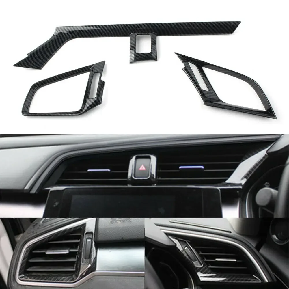 Honda Civic 10 Gen 2016-2020 - Embellecedores para salidas ventilacion - imagen 2
