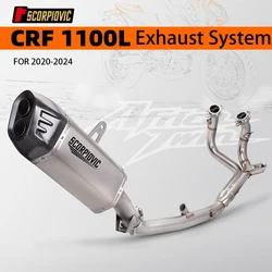 Tubo enlace medio delantero acero inoxidable – Honda CRF1100L