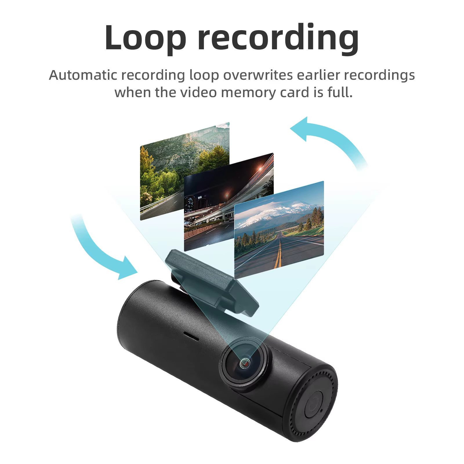 Velocímetro GPS con cámara HD salpicadero, alarma y brújula para coche - imagen 2