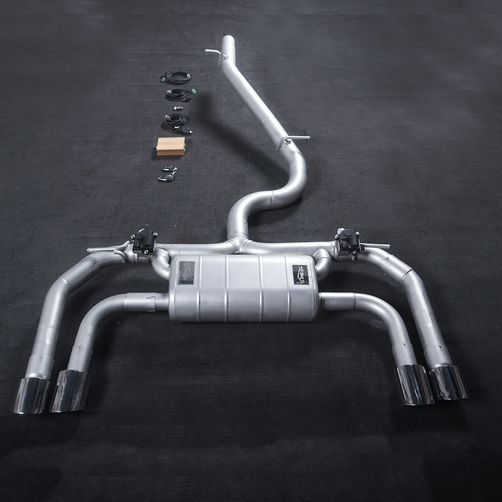 Sistema de escape Catback Audi S3 2.0T (2014-2019) – 4 salidas acero inoxidable - imagen 5