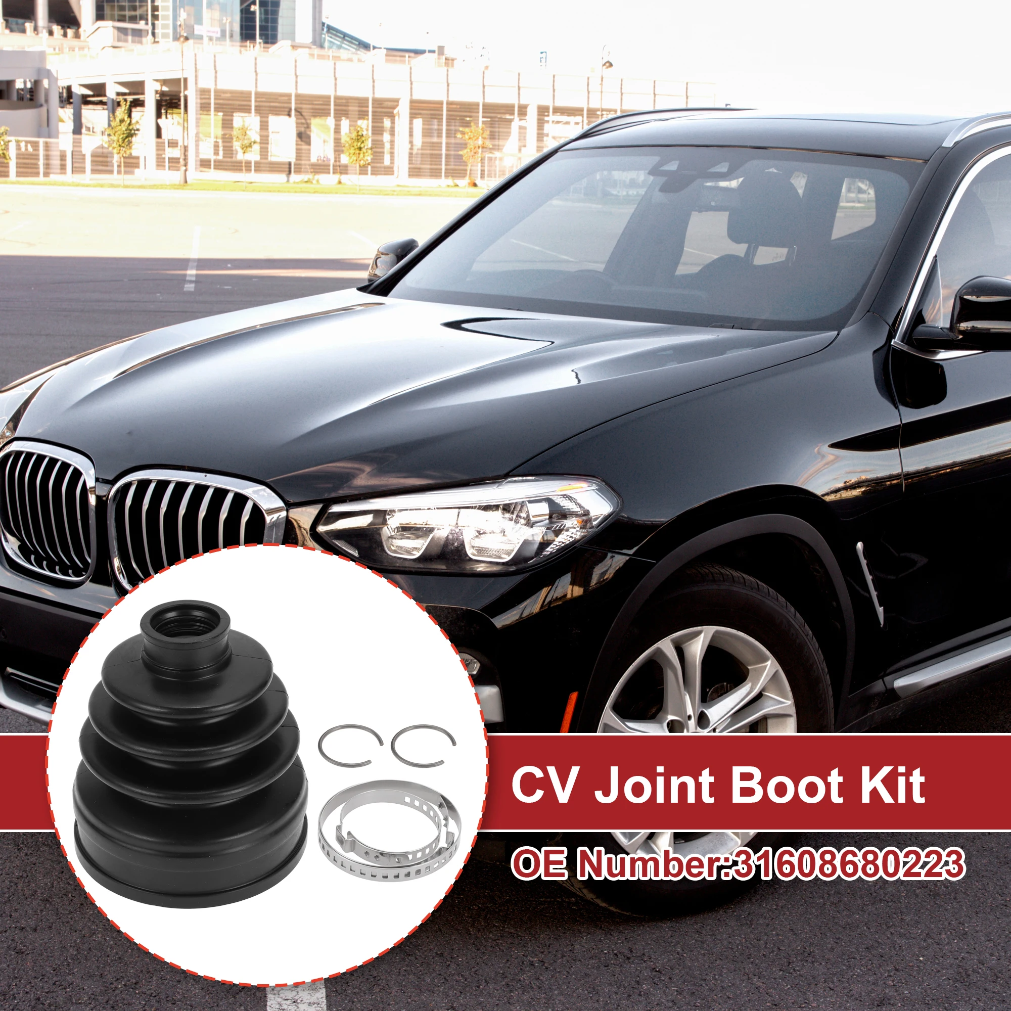 Autohaux Kit de fuelle homocinético interior para BMW X3, X4 y XM