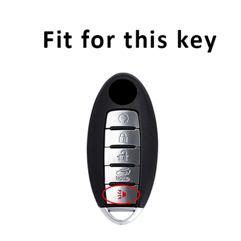 Funda TPU suave para mando Nissan X-Trail T32 de 5 botones - imagen 2