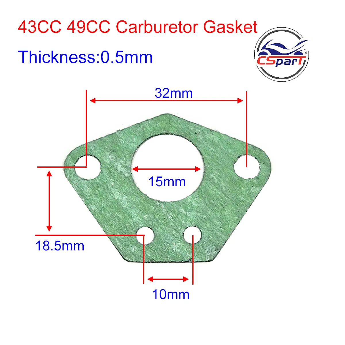 Colector de admisión CNC aluminio 15mm para Mini Moto ATV 2 tiempos - imagen 4