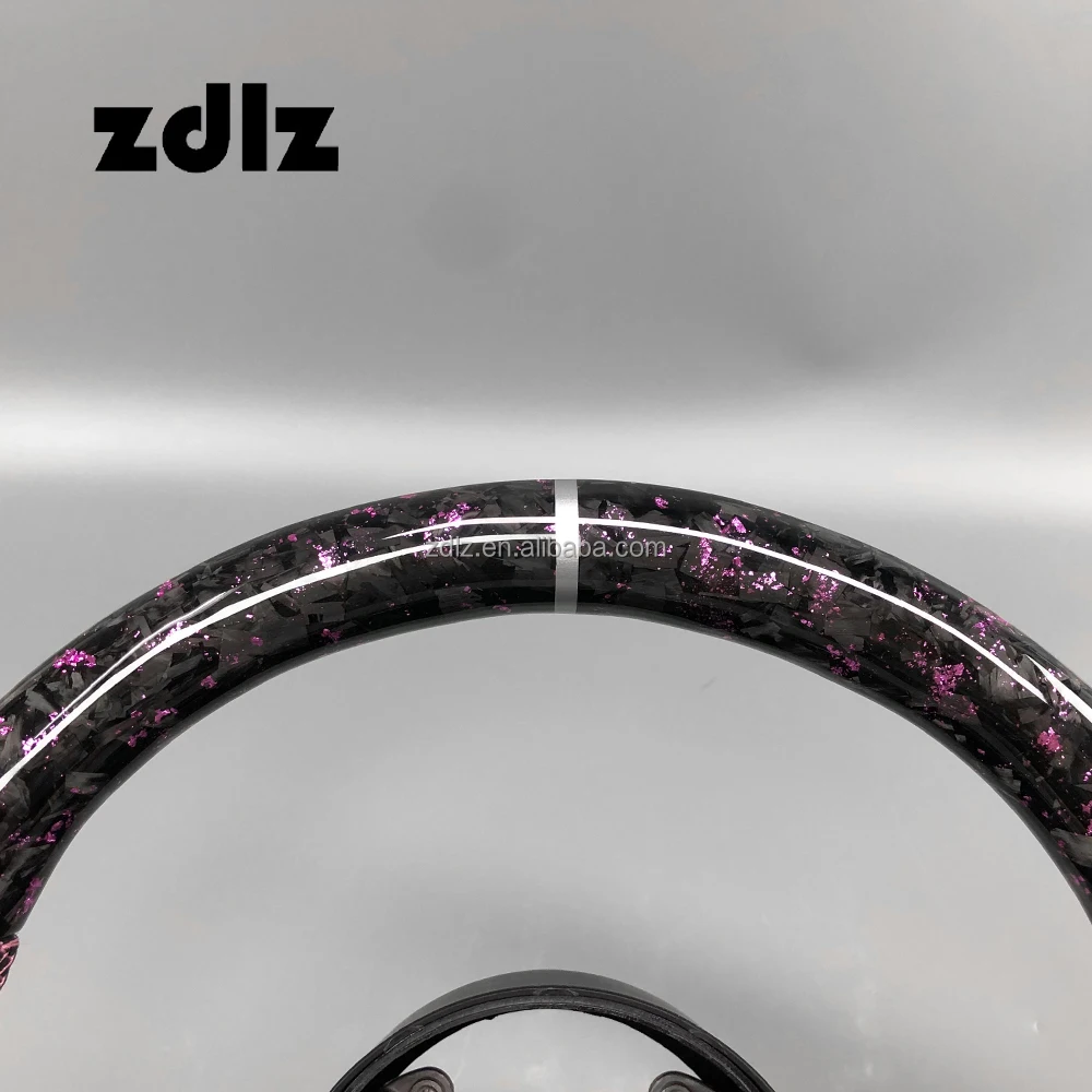 Volante fibra de carbono forjado rosa – BMW E60 E65 F32 F35 F44 G20 - imagen 2