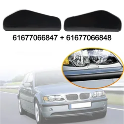 2X tapa de boquilla limpiaparabrisas de faro delantero de coche para BMW Serie 3 E46 Sedan Wagon 316 318 OE izquierdo y derecho #   61677066847 + 61677066848