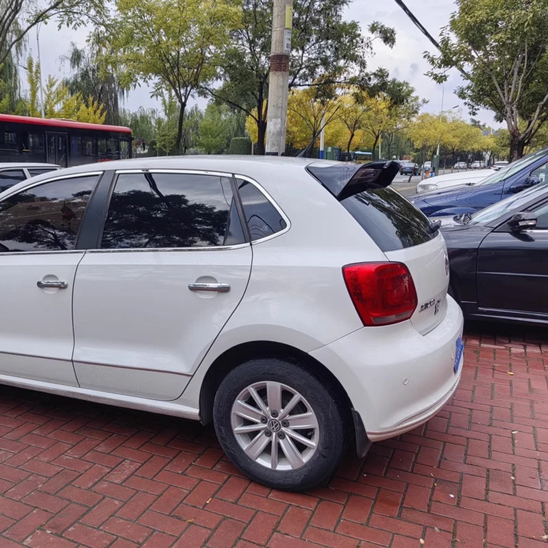 Alerón de techo estilo Oettinger para Volkswagen Polo MK5 6R 6C 2011-2018, alerón trasero de ABS de alta calidad, caja trasera de techo decorada - imagen 2
