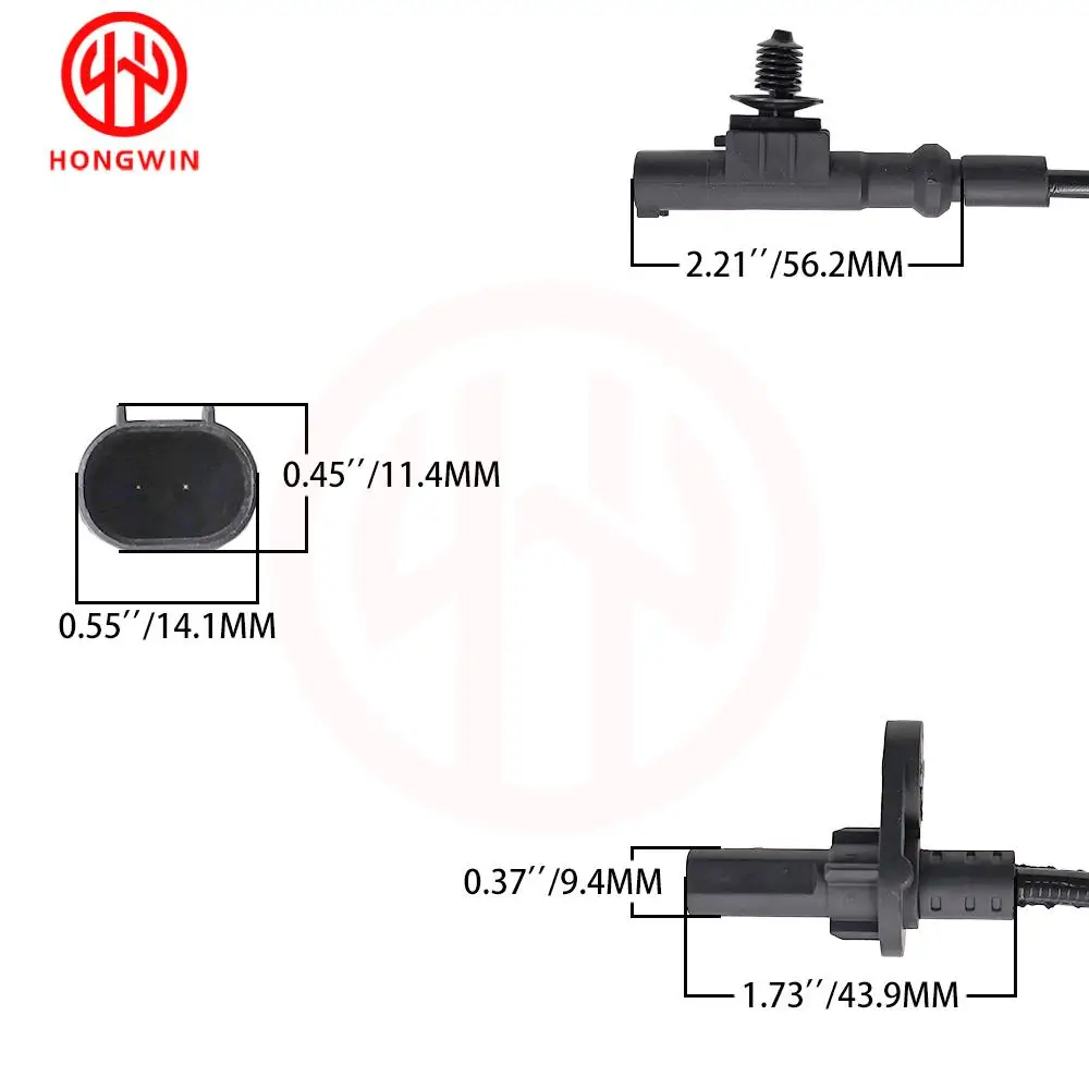 Sensor ABS delanteros y traseros para MG MG3 2018-2022 - imagen 5