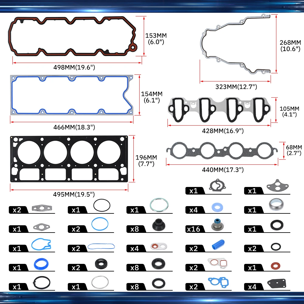 Kit de taqués AFM/DOD y juntas para Silverado/Sierra 5.3 V8 - imagen 5