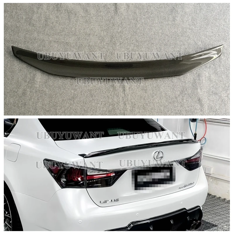Alerón trasero de fibra de carbono para Lexus GS 2013-2016 GS300 GS350 - imagen 2