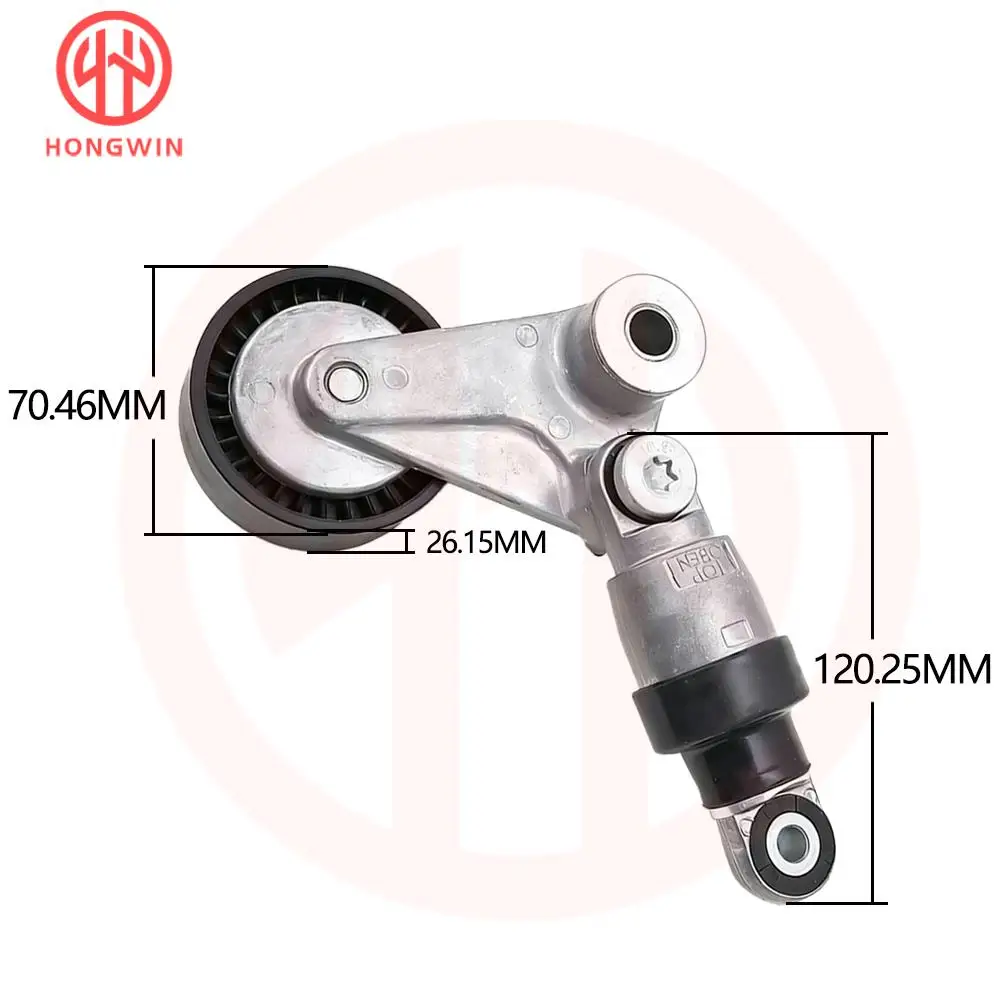 24281-3C100 Polea tensora correa distribución Hyundai Santa Fe/Sonata - imagen 2