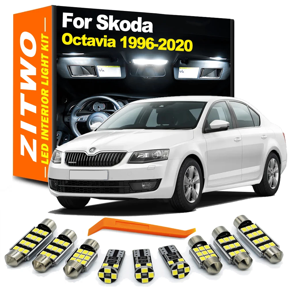Kit bombillas LED interior ZITWO para Skoda Octavia MK1 MK2 MK3