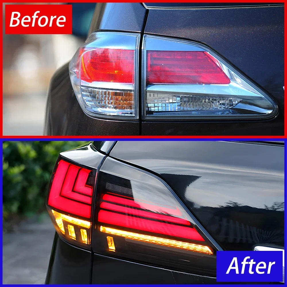 Lexus RX270 RX350 lámparas traseras LED dinámicas, actualización - imagen 3