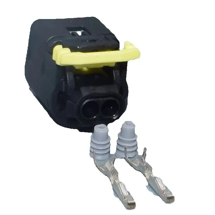 Shhworldsea 1928405091 Conector automotriz impermeable de 2 pines