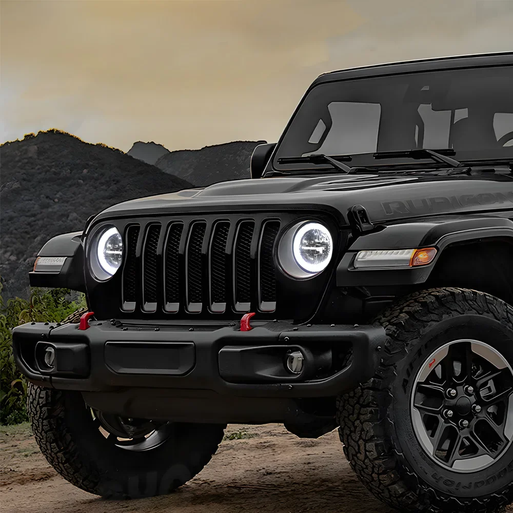 Kit de faros LED automáticos para Jeep Wrangler 2018-2024
