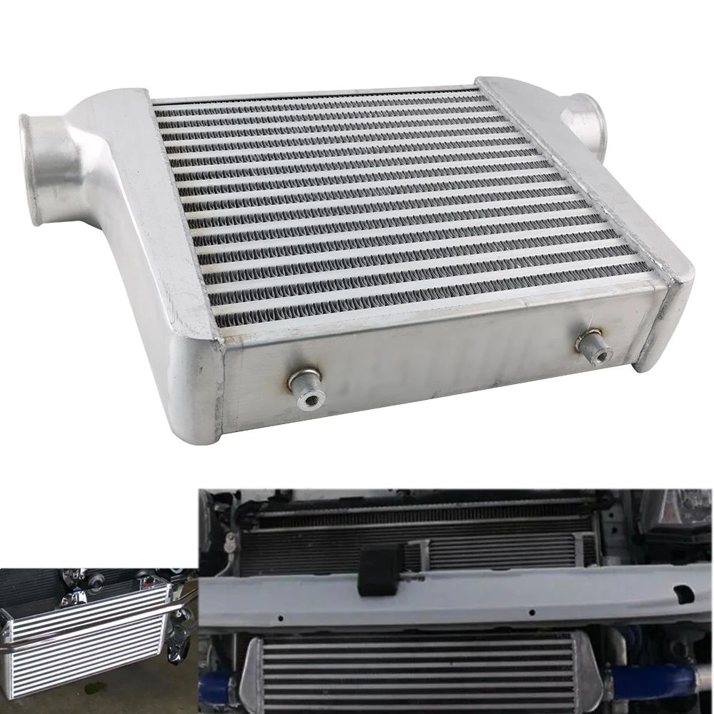 Aeroflow AF90-1002BLK Intercooler negro 280 x 300 x 76 mm - imagen 3