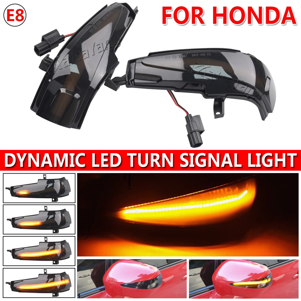 Intermitente LED dinámico de espejo para Honda Civic Mk8 Sedán