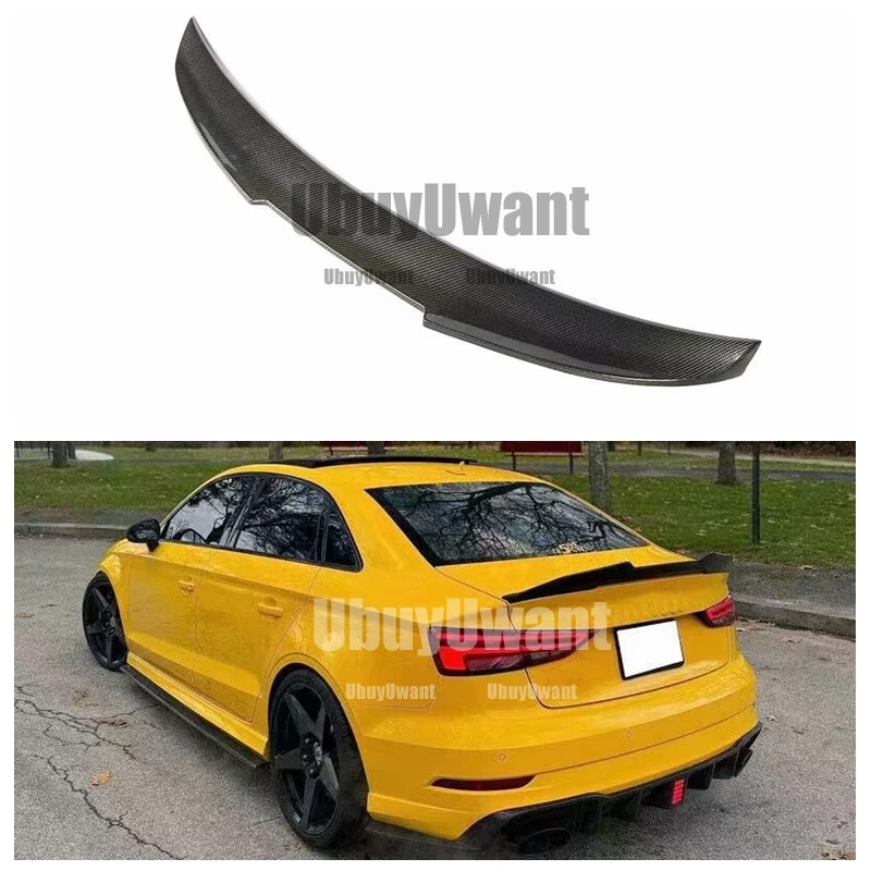 Alerón trasero de fibra de carbono – Audi A3 Sedan 2015-2019 - imagen 2