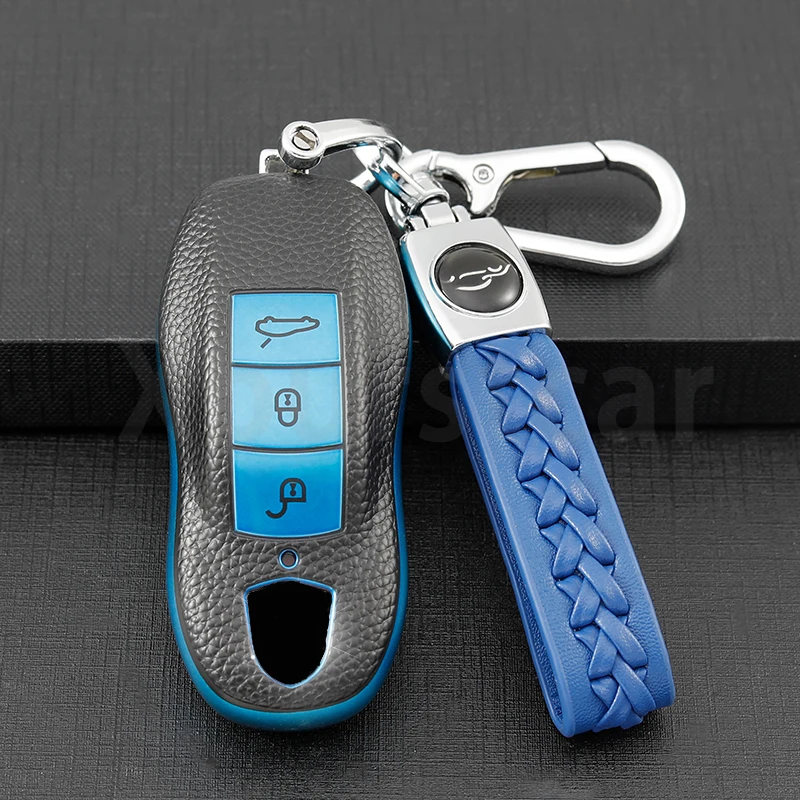 Funda cuero TPU llave Porsche Cayenne Panamera Macan 911 Boxster - imagen 5