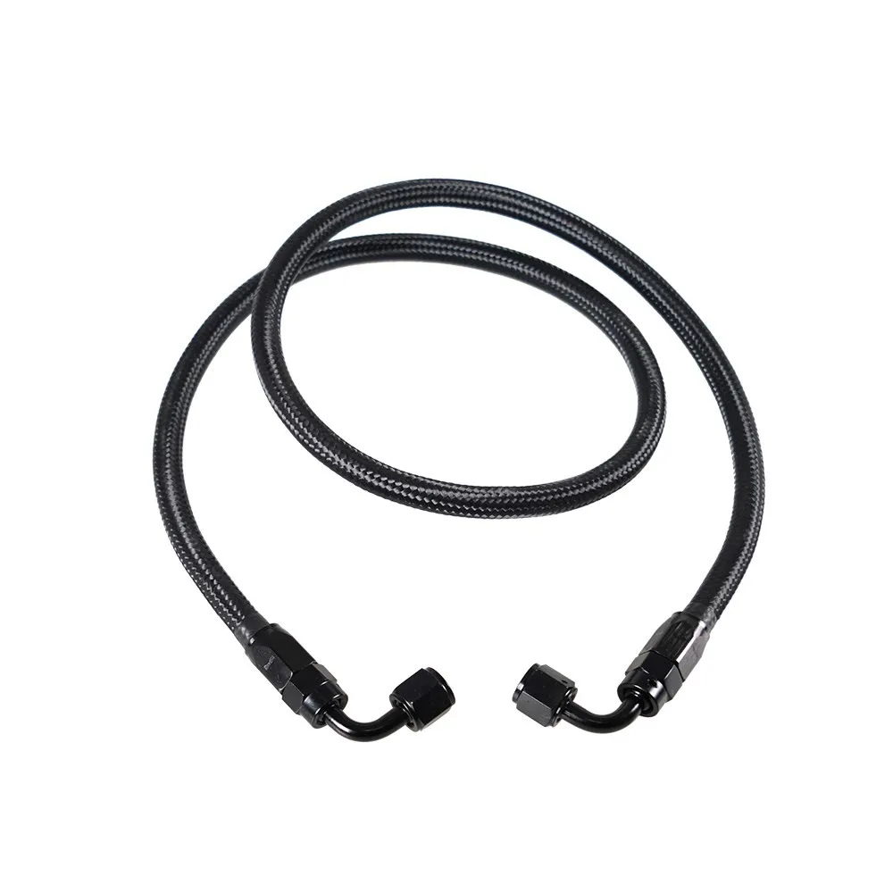 Kit mangueras trenzadas aceite combustible 4AN - accesorios 0° y 90° - imagen 3