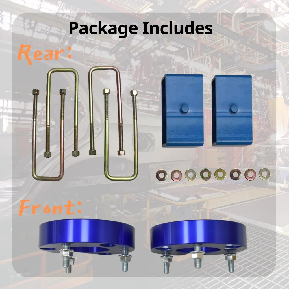 Kit elevación nivelación Isuzu D-MAX/Rodeo 2012-2019 con espaciadores - imagen 3