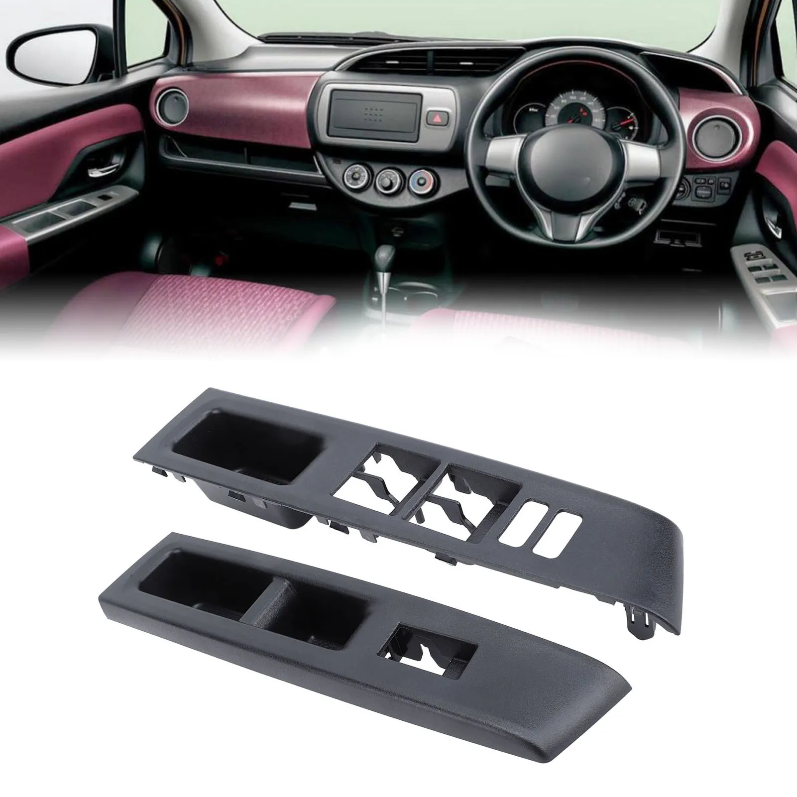 Reposabrazos puerta ergonómico Toyota Yaris Vitz - imagen 3