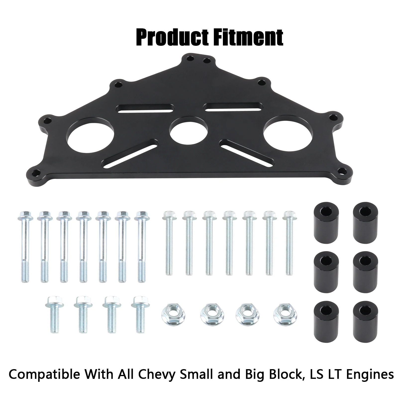 Placa adaptadora soporte motor LSX Chevrolet LS1, Duramax, BBC y SBC - imagen 5