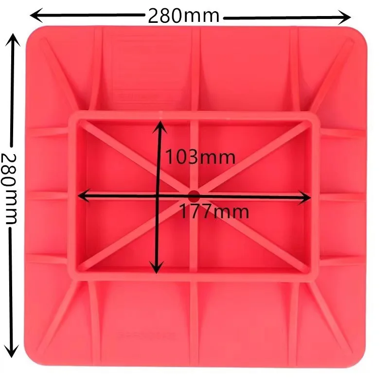 Base de apoyo para gato Hi-Lift todoterreno con placa reforzada - imagen 2