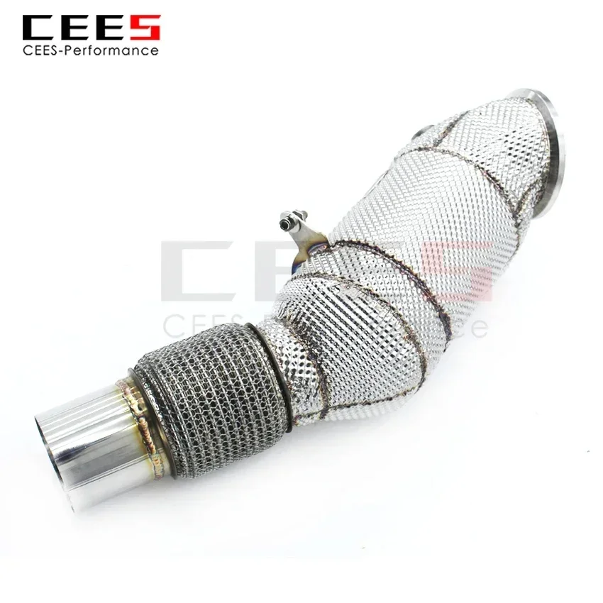 CEES Bajante de escape para BMW 320 B48 2.0T con protector térmico - imagen 3