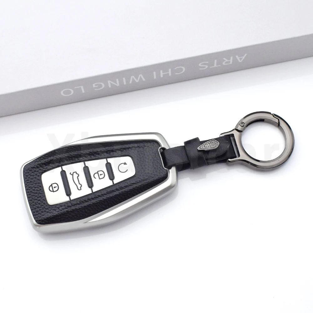 Funda TPU efecto cuero para llave Geely Coolray, Atlas y Boyue - imagen 3
