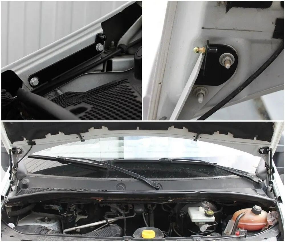 Amortiguadores de capó para Renault Master 2010-2018, NV400 y Movano - imagen 2
