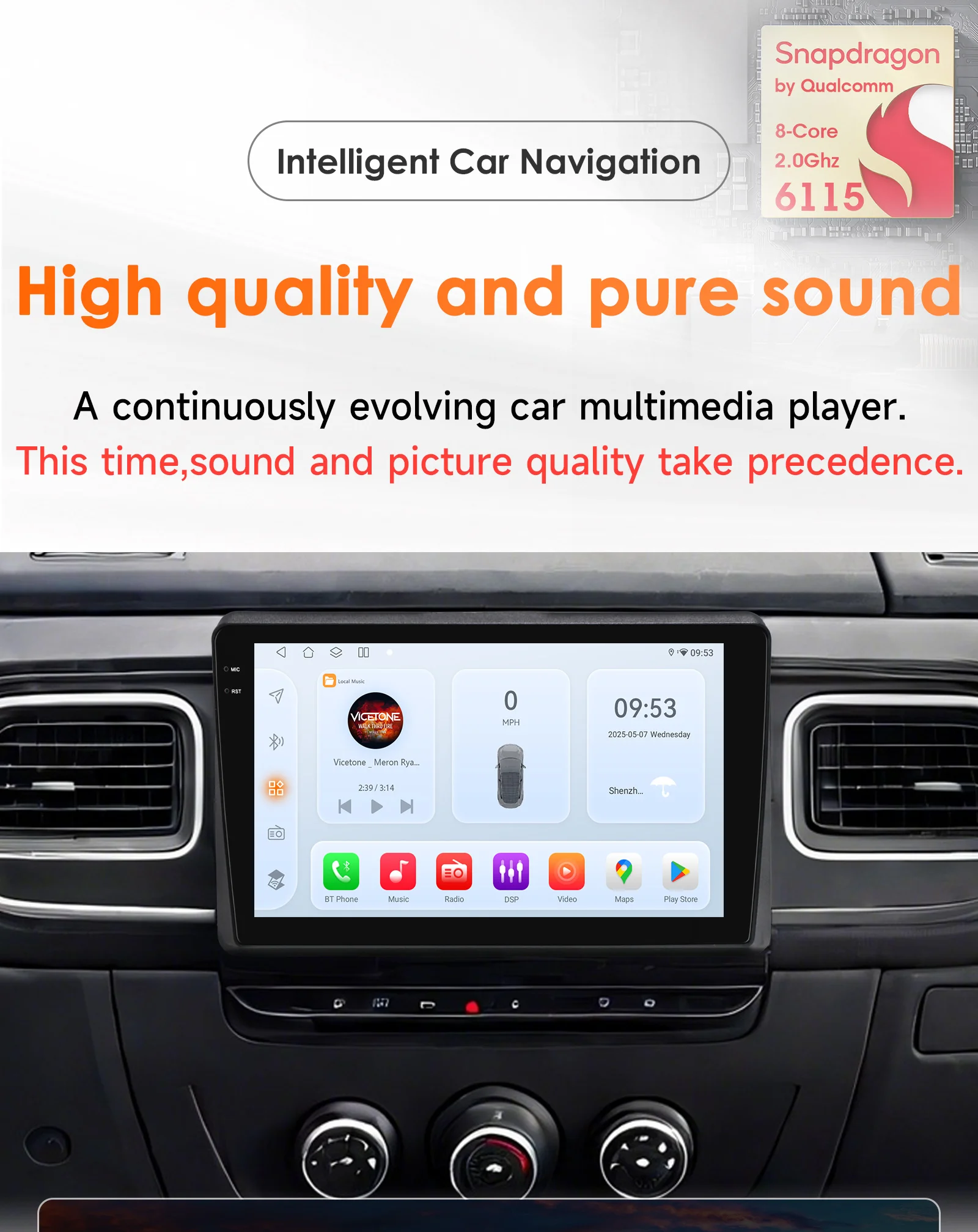 Radio Android para Renault Master 2019-2022 con GPS y Carplay