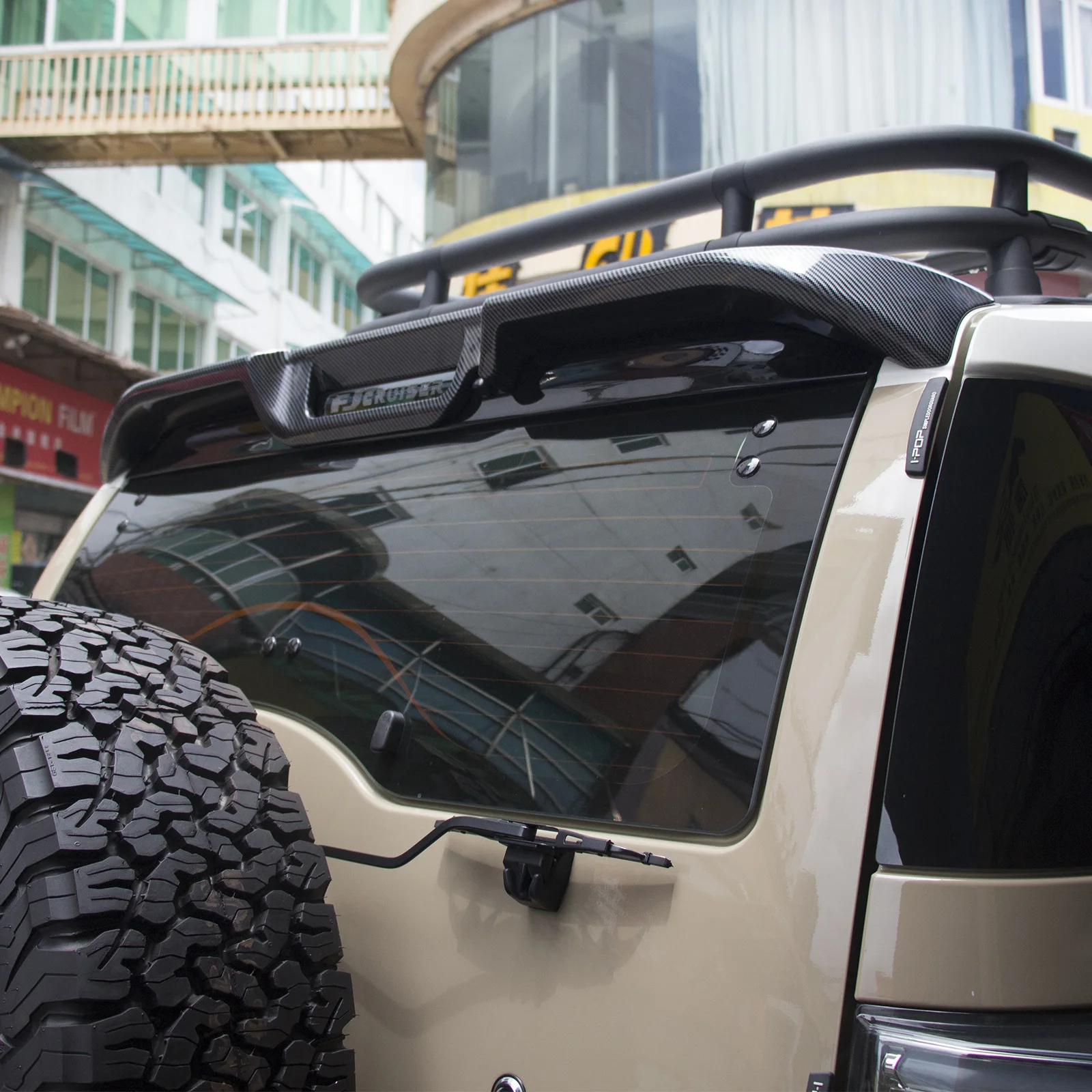 Alerón de techo para Toyota FJ Cruiser