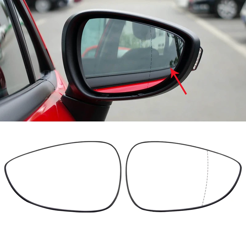 Cristal de espejo retrovisor sin calefacción para Ford Fiesta 2009-2016 - imagen 5