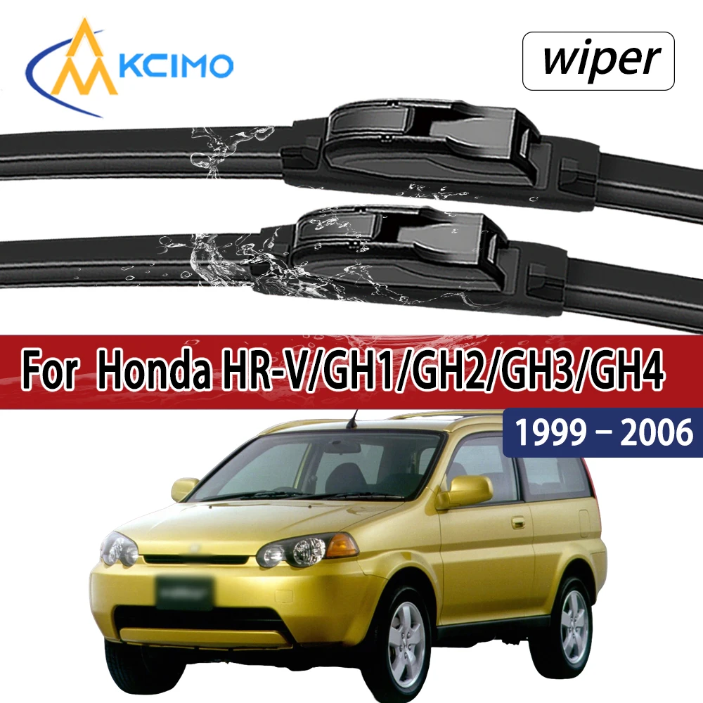 Para Honda HR-V/GH1/GH2/GH3/GH4 1999-2006 limpiaparabrisas delantero 2 uds accesorios de ventana de parabrisas