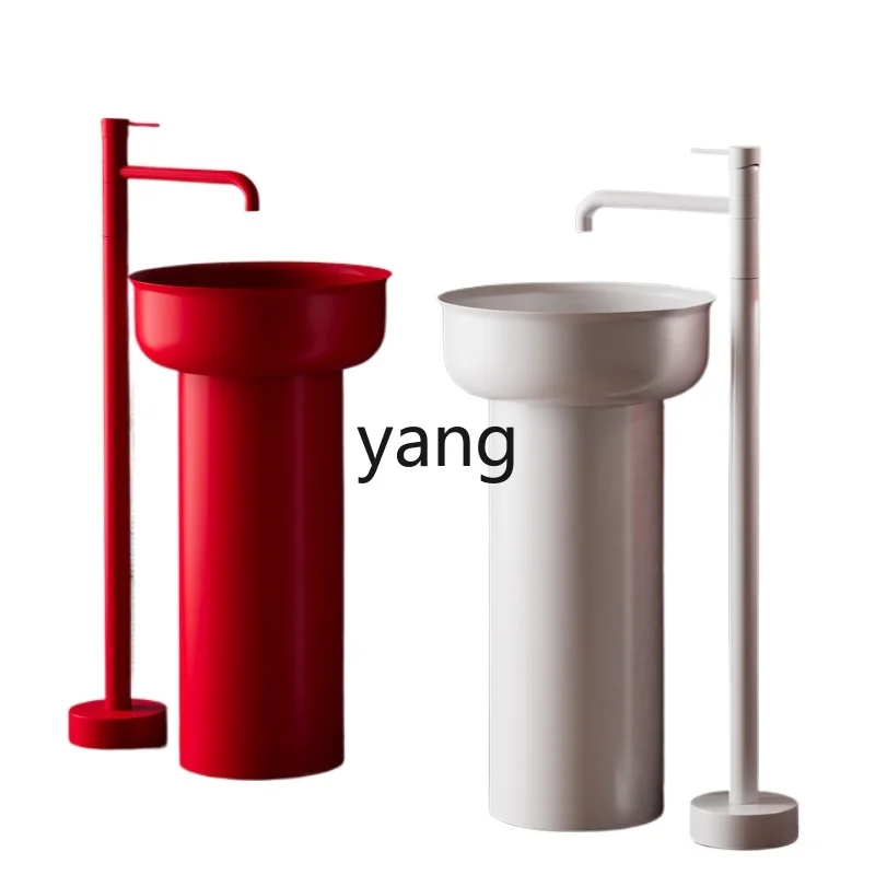 Lavabo columna acero inoxidable